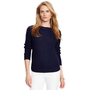 ralph lauren boat neck sweater